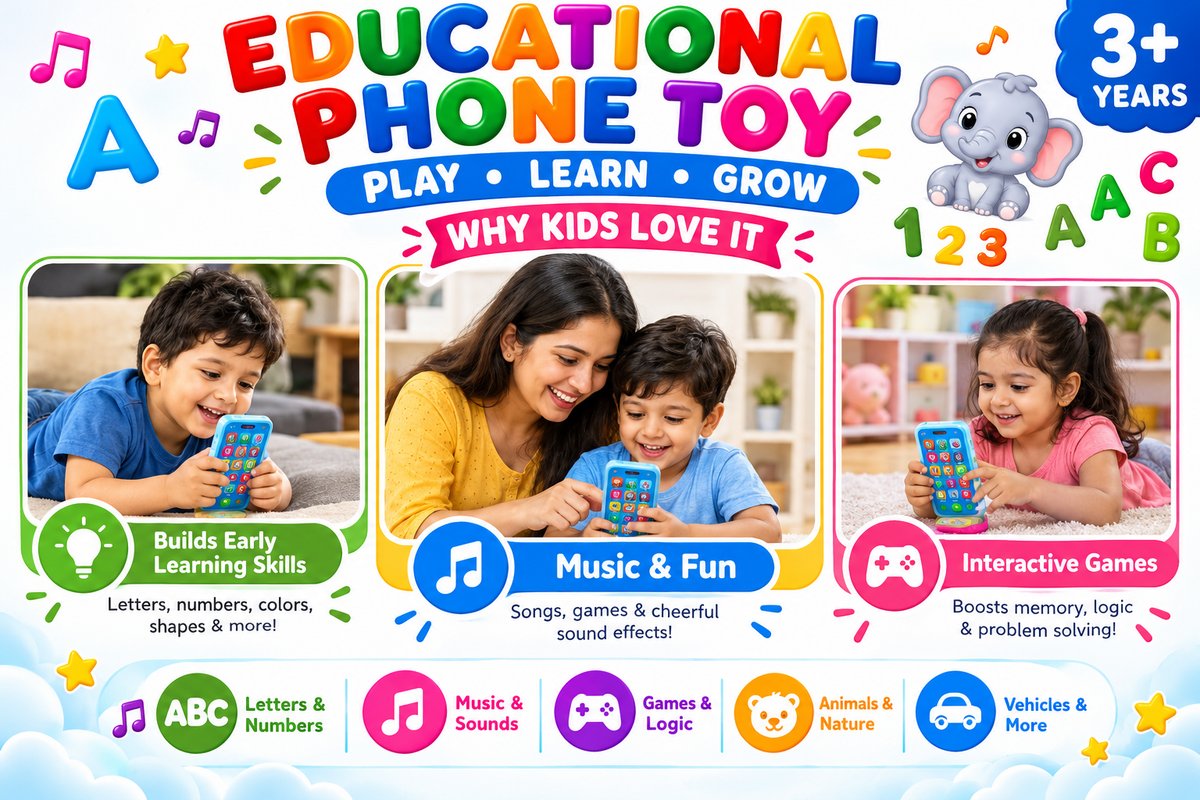 EDU Rechargeable Type - C Educational Talking Phone