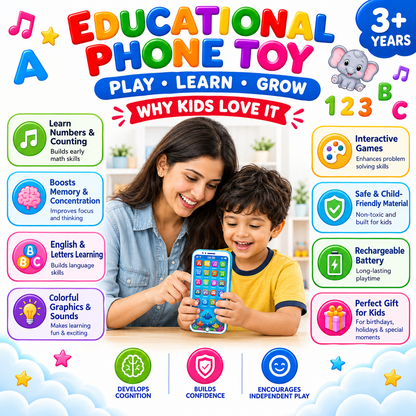 EDU Rechargeable Type - C Educational Talking Phone