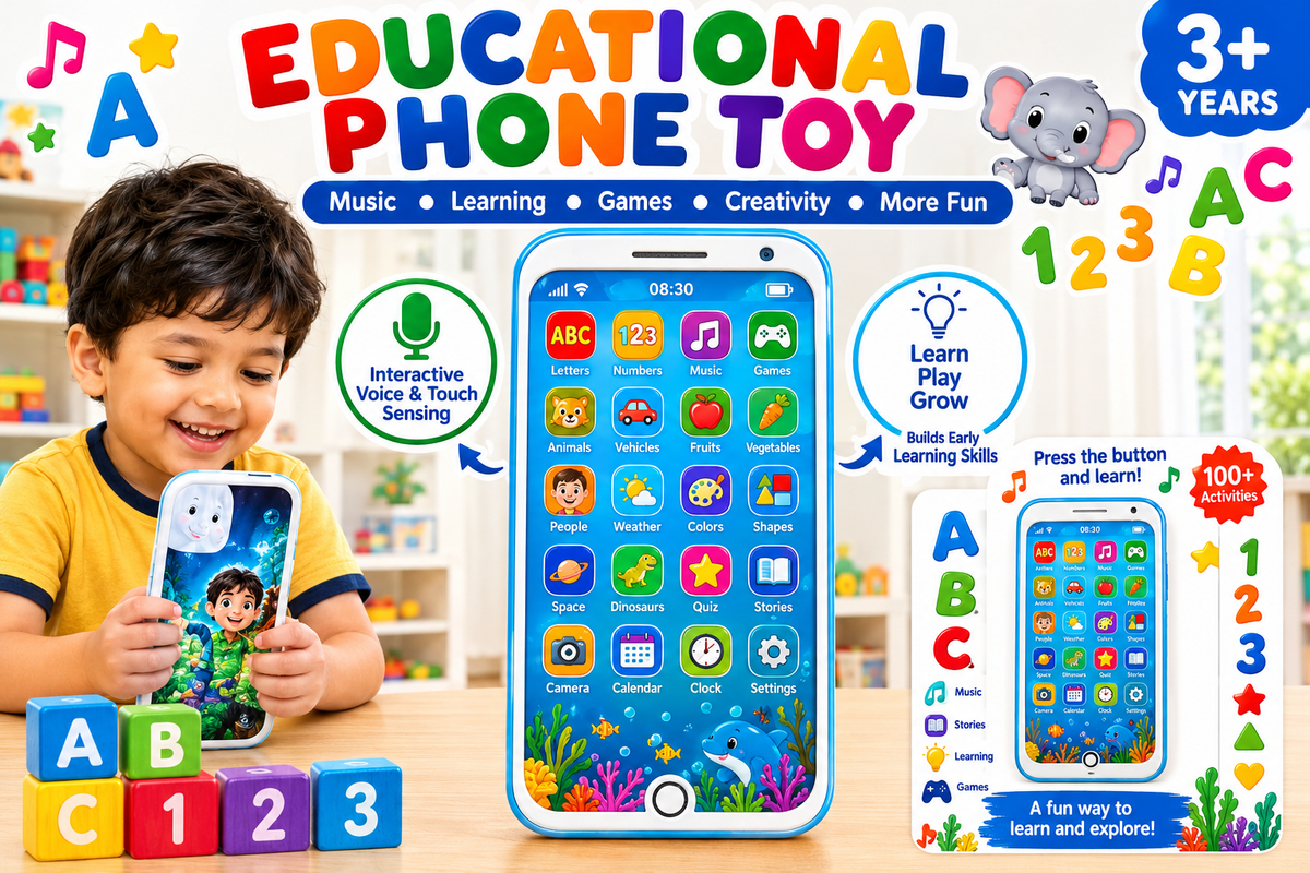 EDU Rechargeable Type - C Educational Talking Phone