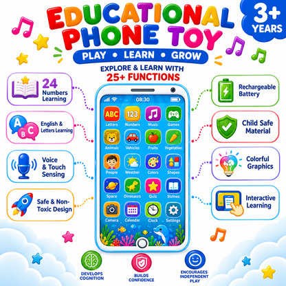 EDU Rechargeable Type - C Educational Talking Phone